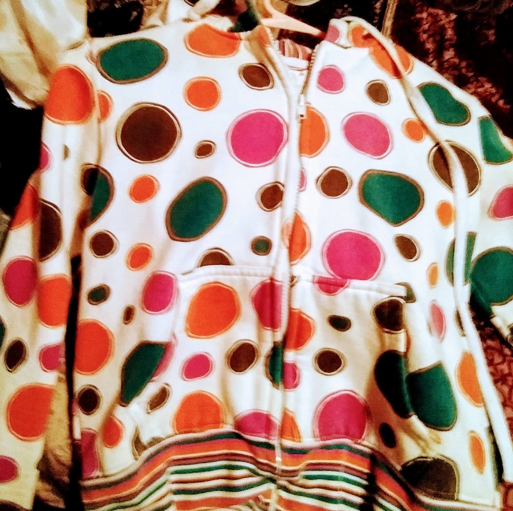 Pocka dot sweatshirt